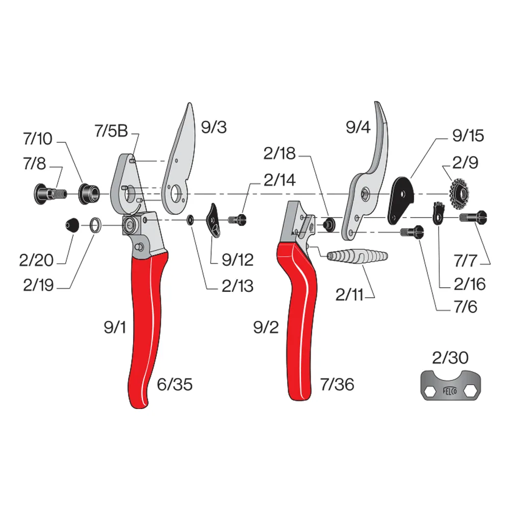 Felco 9 Replacement Parts