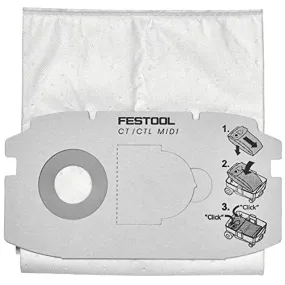 FESTOOL FESTOOL SELFCLEAN FILTER BAG SC FIS-CT MIDI/5 498411 FES498411