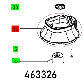 Festool, Rubber Dust Cov Lex 2, FES463326