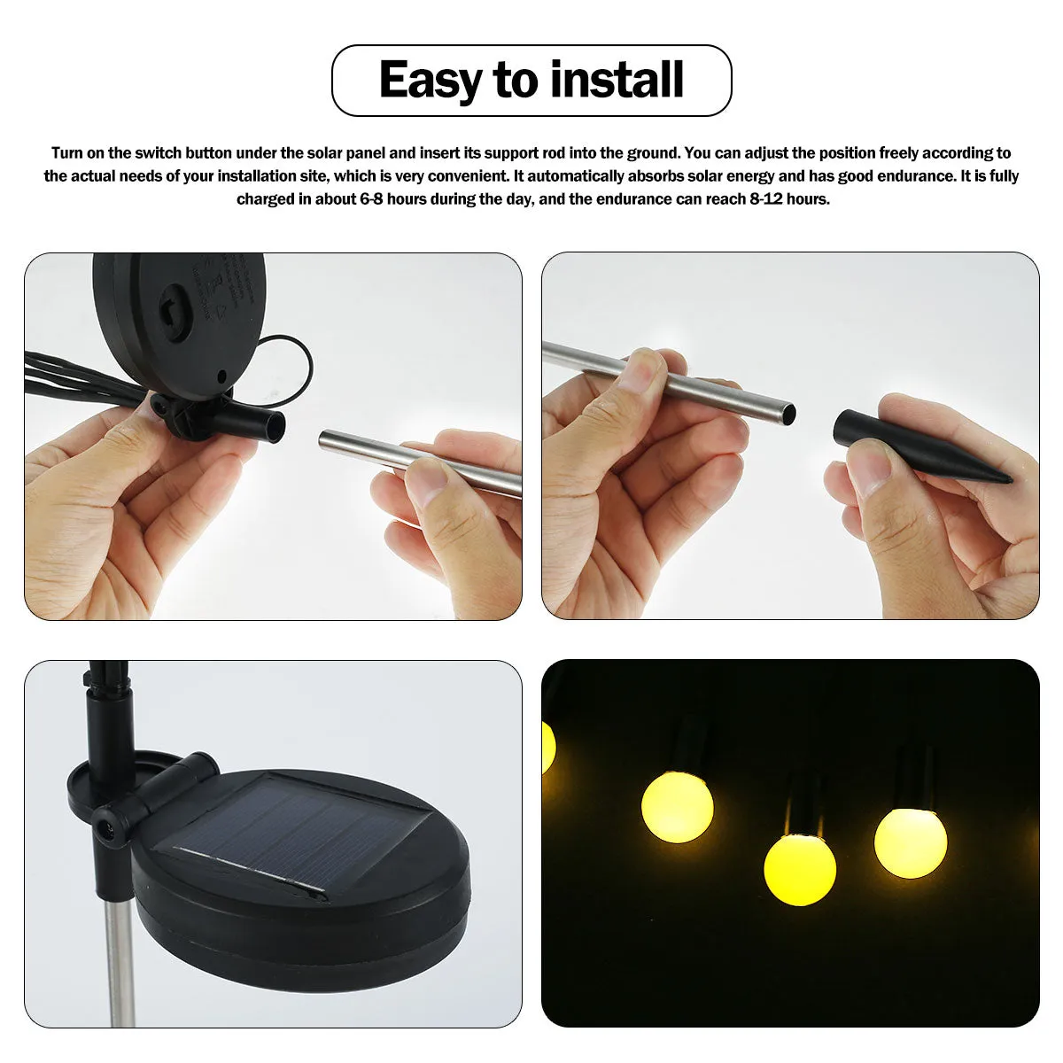 Firefly Garden Solar LED Outdoor Lights