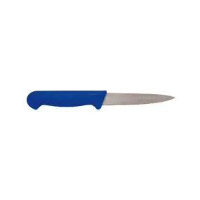 Genware 4" Vegetable Knife Blue pack of 1