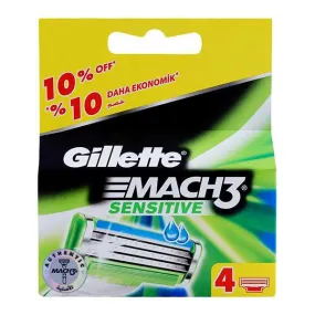 GILLETTE MACH 3 SENSITIVE CART 4