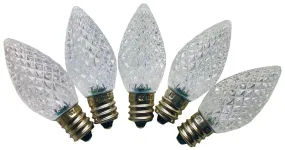 Hometown Holidays 24778 Bulb, Candelabra Lamp Base, LED Lamp, Crystal Warm White Light :BX25: QUANTITY: 1