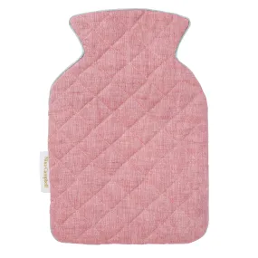 Hot Water Bottle Cover Pink/Aqua