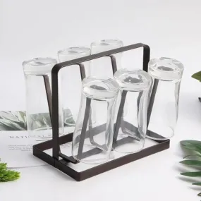 Iron Glass And Cup Stand