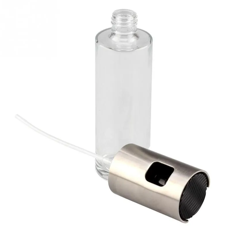 Kitchen Glass Olive Oil Sprayer Oil Spray Empty Bottle Vinegar Bottle Oil Dispenser for Cooking Salad BBQ Kitchen Baking