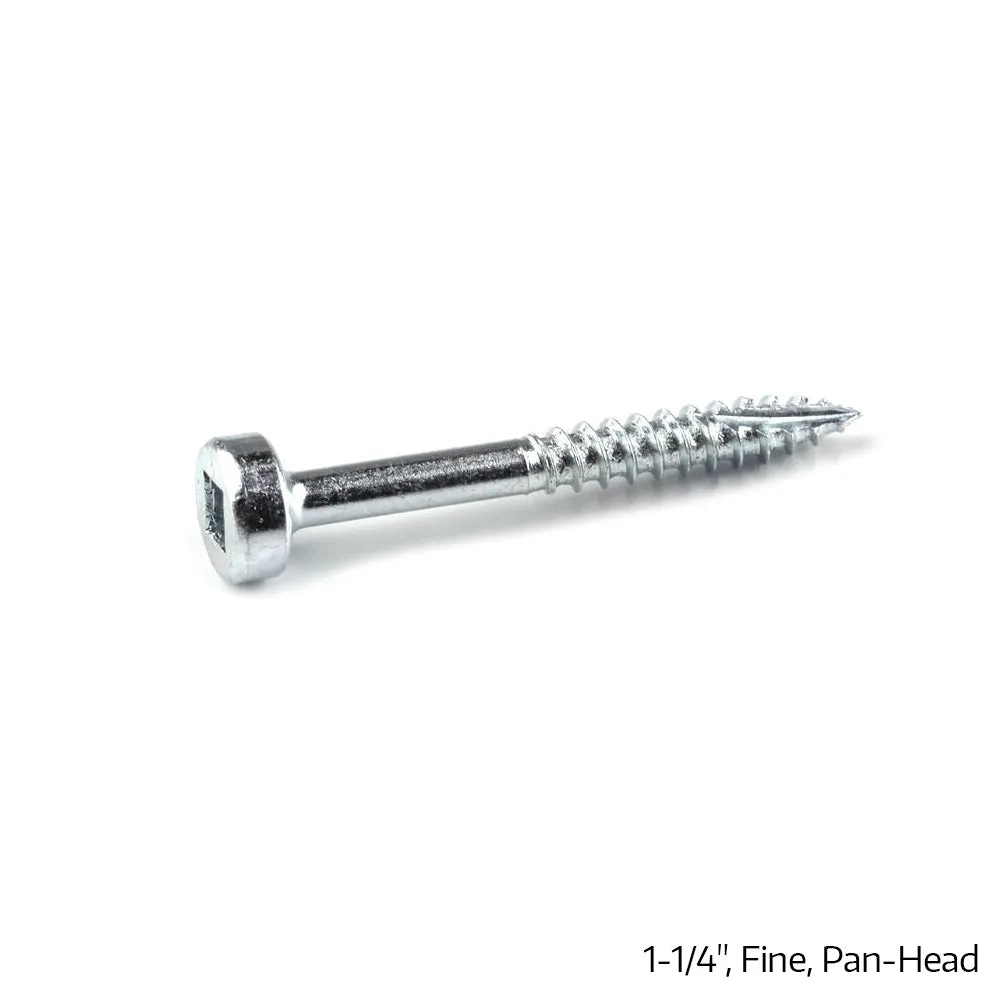 Kreg Pocket Hole Screws - Zinc