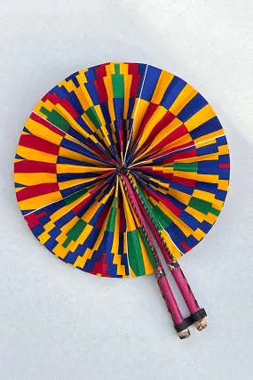 Kumasi Ankara Foldable Fan