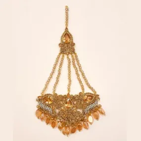 Kundan Polki Champgane Stones Bridal Passa.