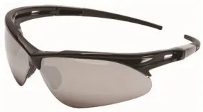 Legendforce Indoor/Outdoor Safety Glasses Black Frame Smoke Silver Lens