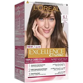 LOREAL EXCLLENCE HAIR COLOR 6.1 DARK ASH BLONDE