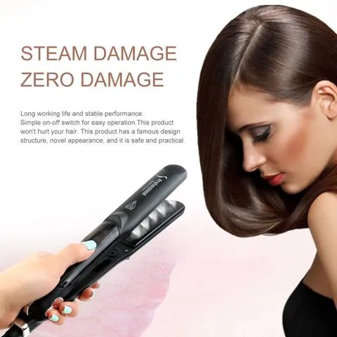 Lupe & Sabra Pro Steam Flat Iron with Argan Oil Infusion