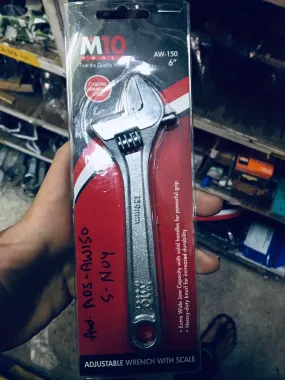 M10 Adjustable Wrench | Sizes : 4" - 24" | Model : ADJ-AW100 to ADJ-AW600