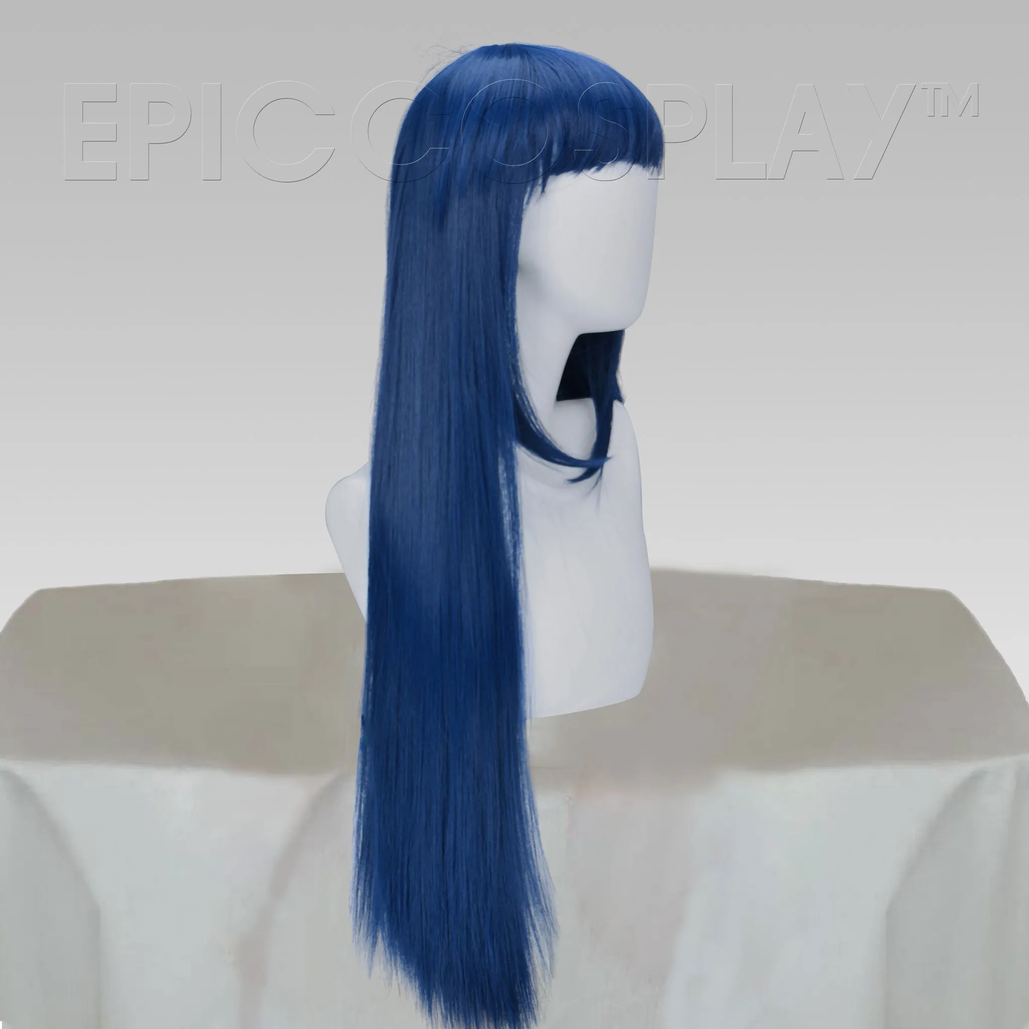 Maki - Midnight Blue Hime Long Wig