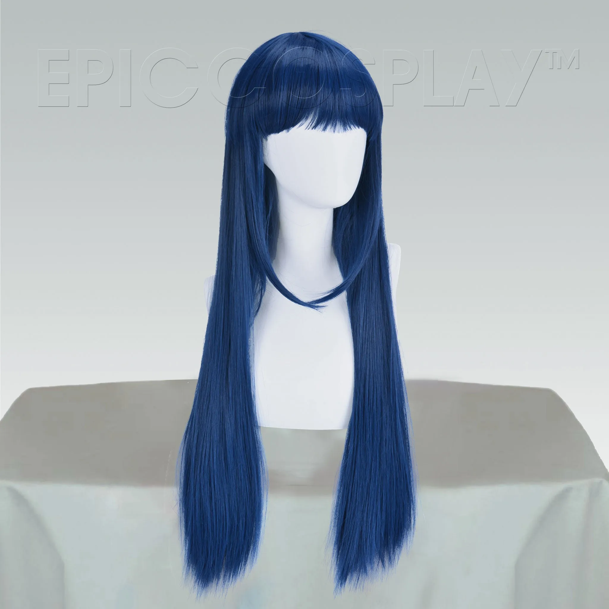 Maki - Midnight Blue Hime Long Wig