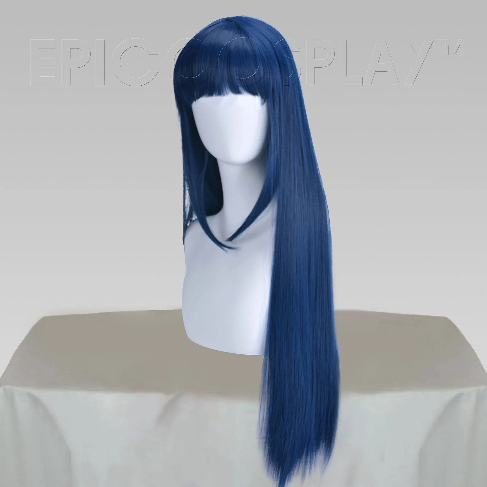 Maki - Midnight Blue Hime Long Wig