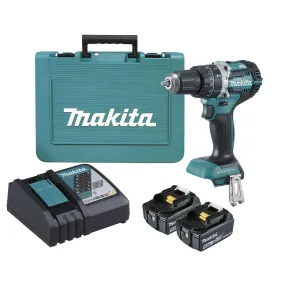 Makita Brushless Heavy Duty Compact Hammer Driver Drill 18V DHP484RTE