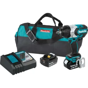 Makita XWT08T 18V LXT® Lithium-Ion Brushless Cordless High Torque 1/2" Sq. Drive Impact Wrench