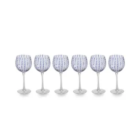 Mavi 8.5" Tall Wine Goblets Set of 6