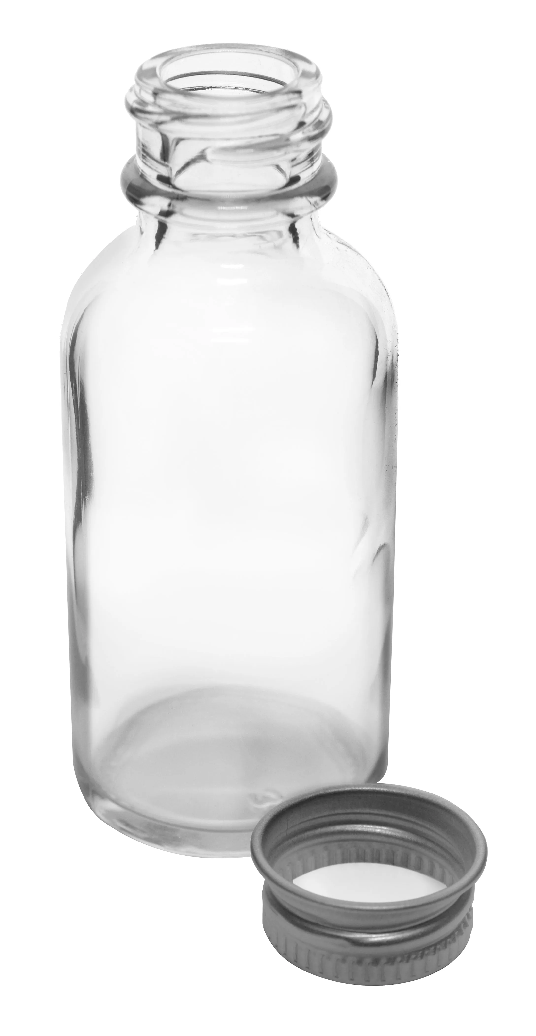 McCartney Bottle, 1oz - Narrow Mouth, Aluminum Screw Cap with Foam Liner - Eisco Labs