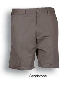 Mens Drill Work Shorts - Sand