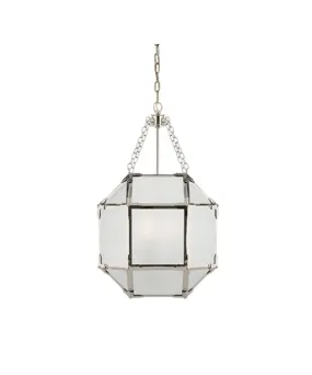 Morris Small Lantern, Polished Nickel