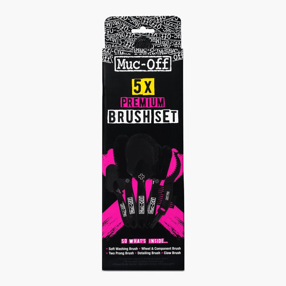 MUC-OFF MOTORCYCLE/BIKE 5X PREMIUM BRUSH KIT