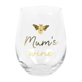 Mum's Wine Stemless Wine Glass