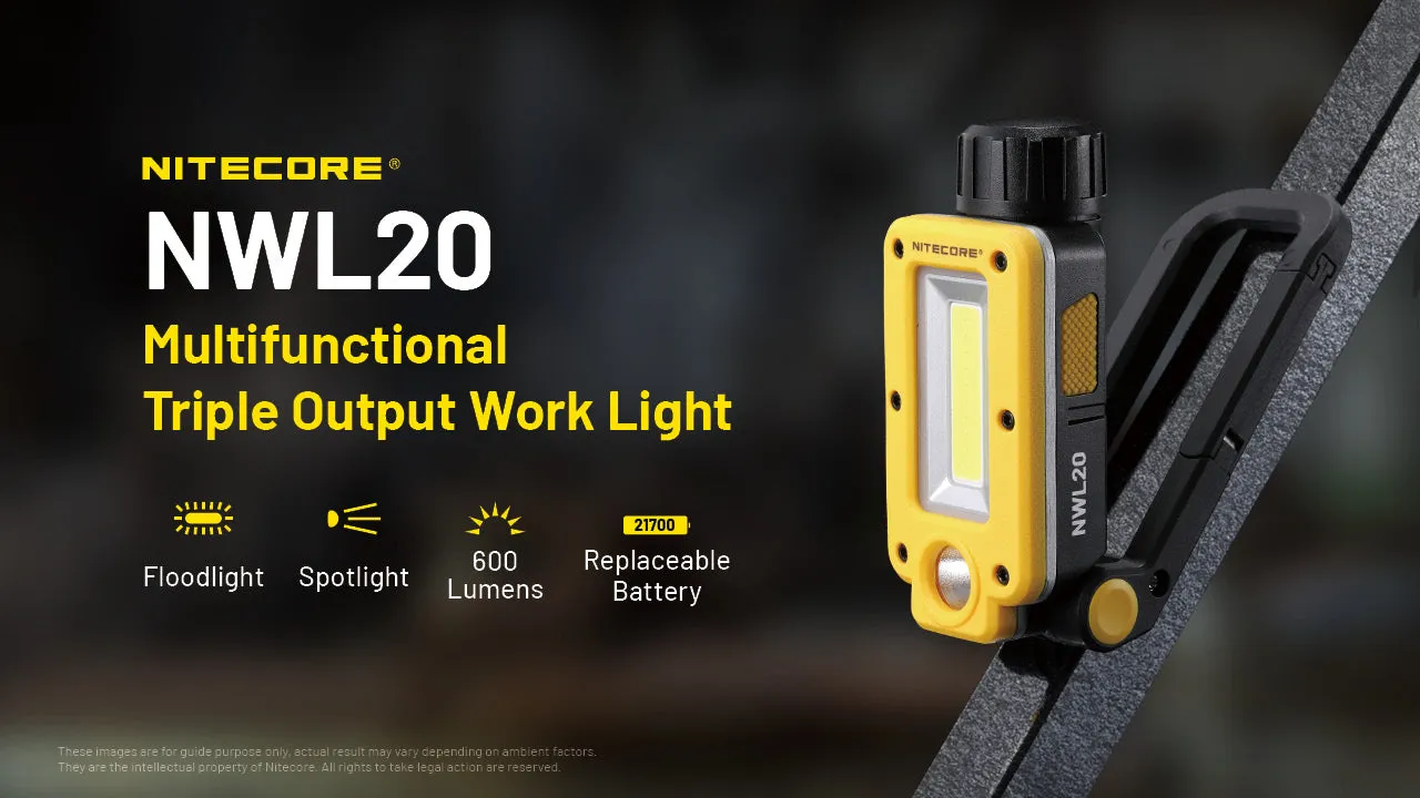 Nitecore NWL20 Multifunctional Triple Output Work Light