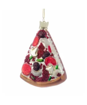 Noble Gems™ Pizza Slice Glass Ornament