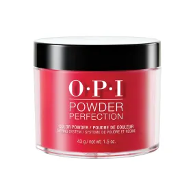 OPI Powder Perfection Red Hot Rio