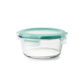 OXO 4-Cup Smart Seal Round Glass Container