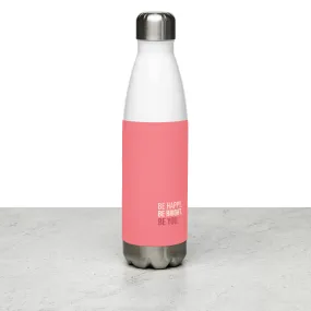 Pink Stainless Steel Water Bottle