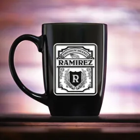 Premium Brand Label Custom Coffee Mug