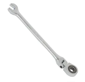 PROFERRED FLEX RATCHETING COMBINATION WRENCH - CHROME FINISH 7/16"