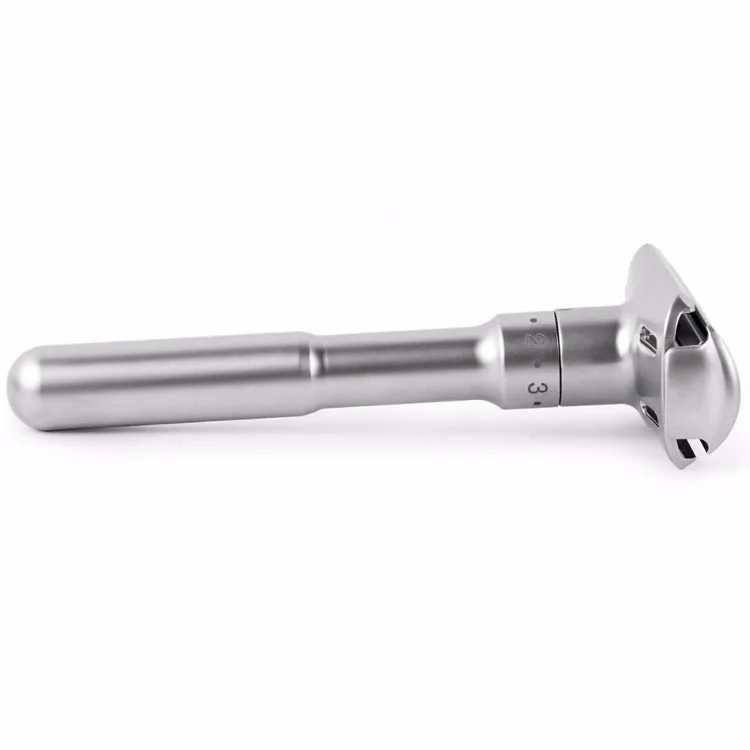 QShave Adjustable Safety Razor, Shaving Mild to Aggressive 1-6 Settings