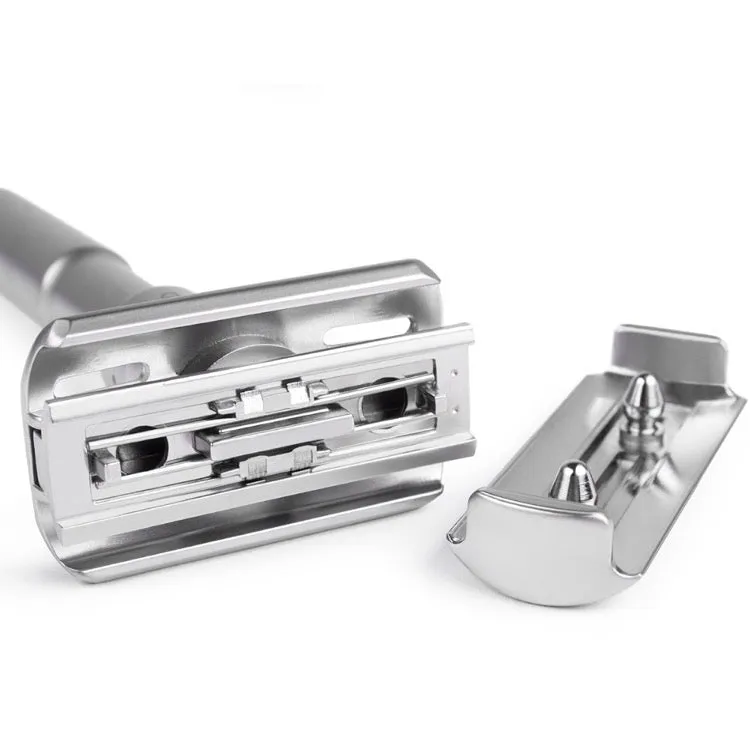 QShave Adjustable Safety Razor, Shaving Mild to Aggressive 1-6 Settings