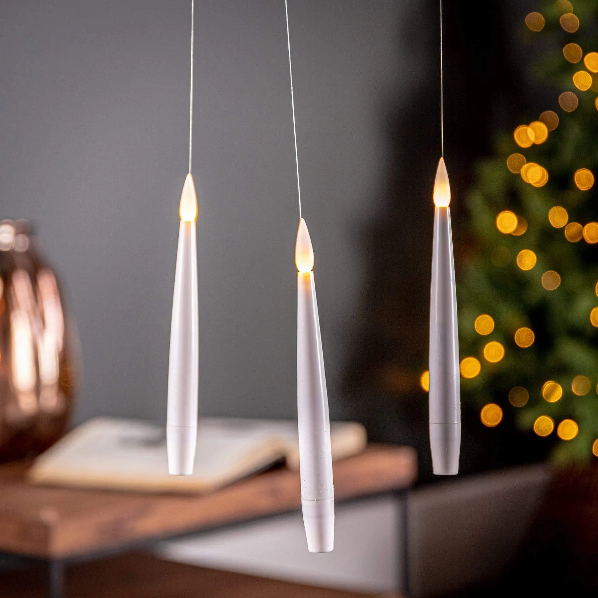 Remote Controlled Floating Candles - Set of 10