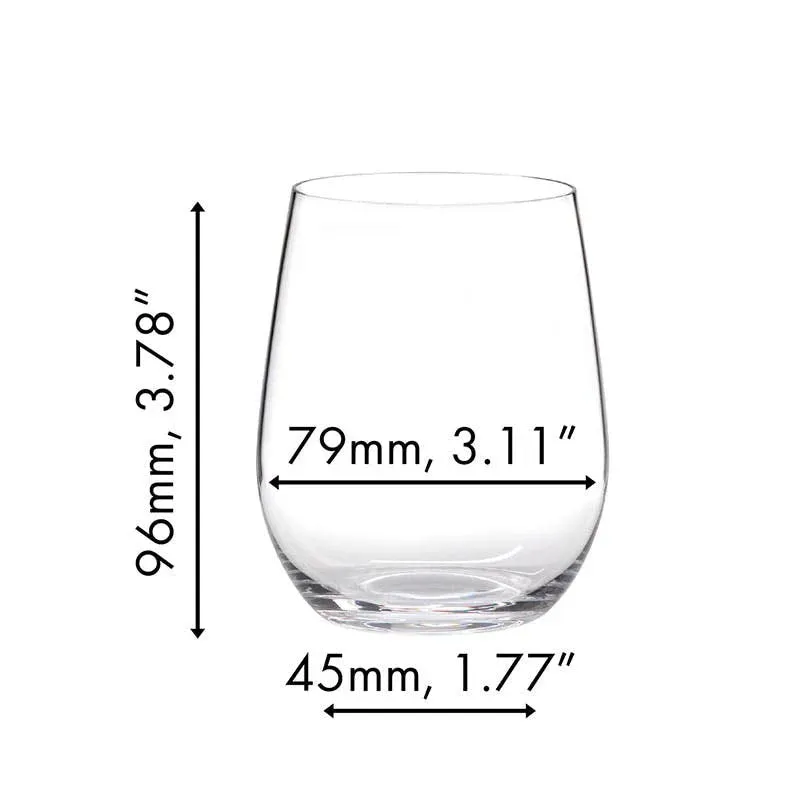 Riedel O Wine Tumbler Wine Tumbler Wine Tumbler Viognier / Chardonnay Glasses (Set of 6)