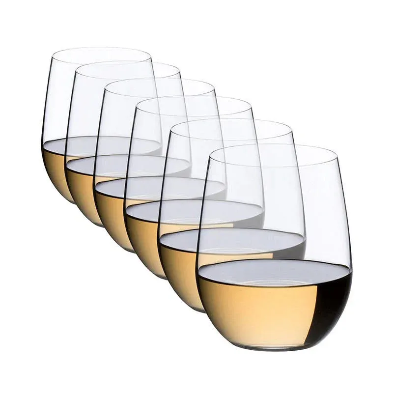 Riedel O Wine Tumbler Wine Tumbler Wine Tumbler Viognier / Chardonnay Glasses (Set of 6)