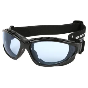 RP313PF MCR Safety RP3 Series Safety Glasses, Light Blue Lens, Black Frame