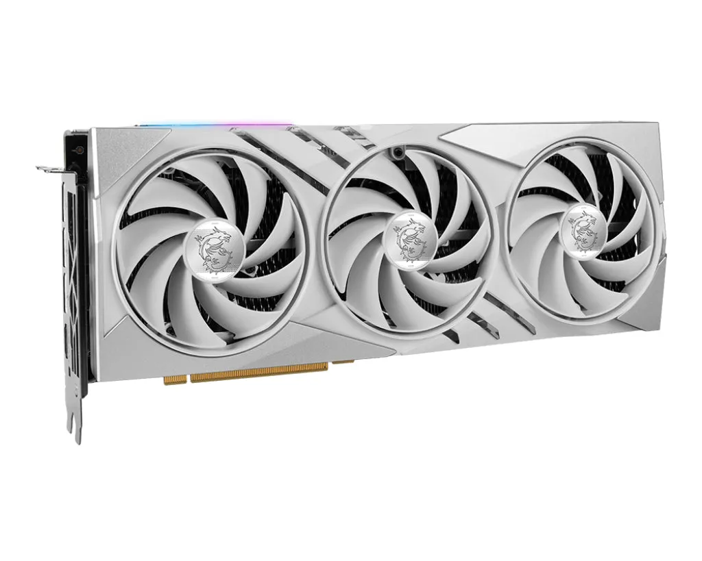 Rtx 4070 Ti Super 16Gb Msi Gaming X Slim White Gddr6x 3Fan