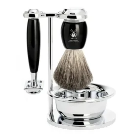 Rytmo Shaving Set, Black - Mühle