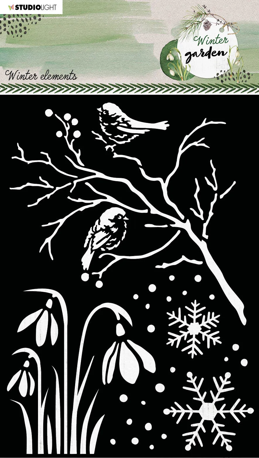 SL Mask Winter Elements Winter Garden 150x210x1mm 1 PC nr. 88