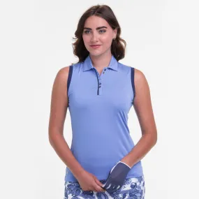 Sleeveless Polo w/ Contrast Trim - Sale