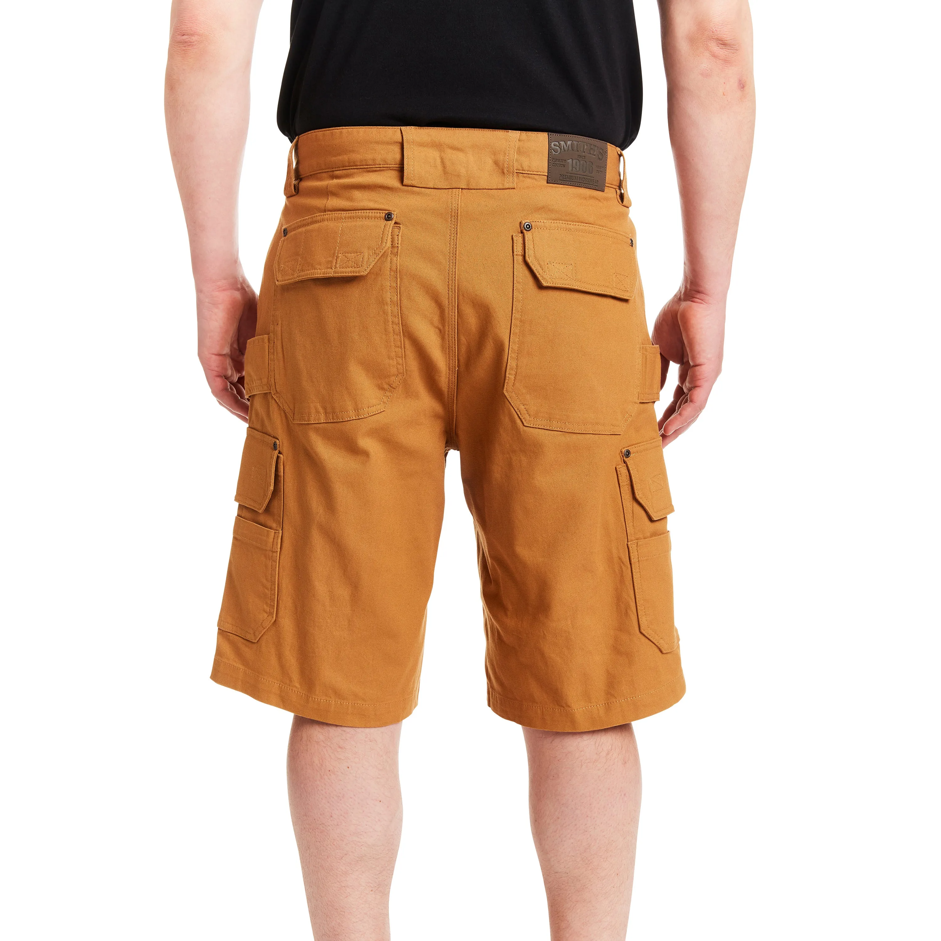 SMITH'S-STRETCH DUCK CANVAS CARGO WORK SHORT