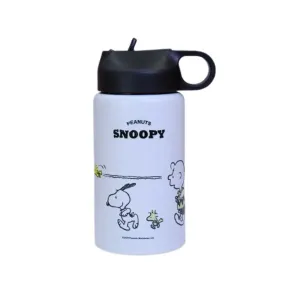 Snoopy Collection Steel Bottle with Handle (550mL)(Black)