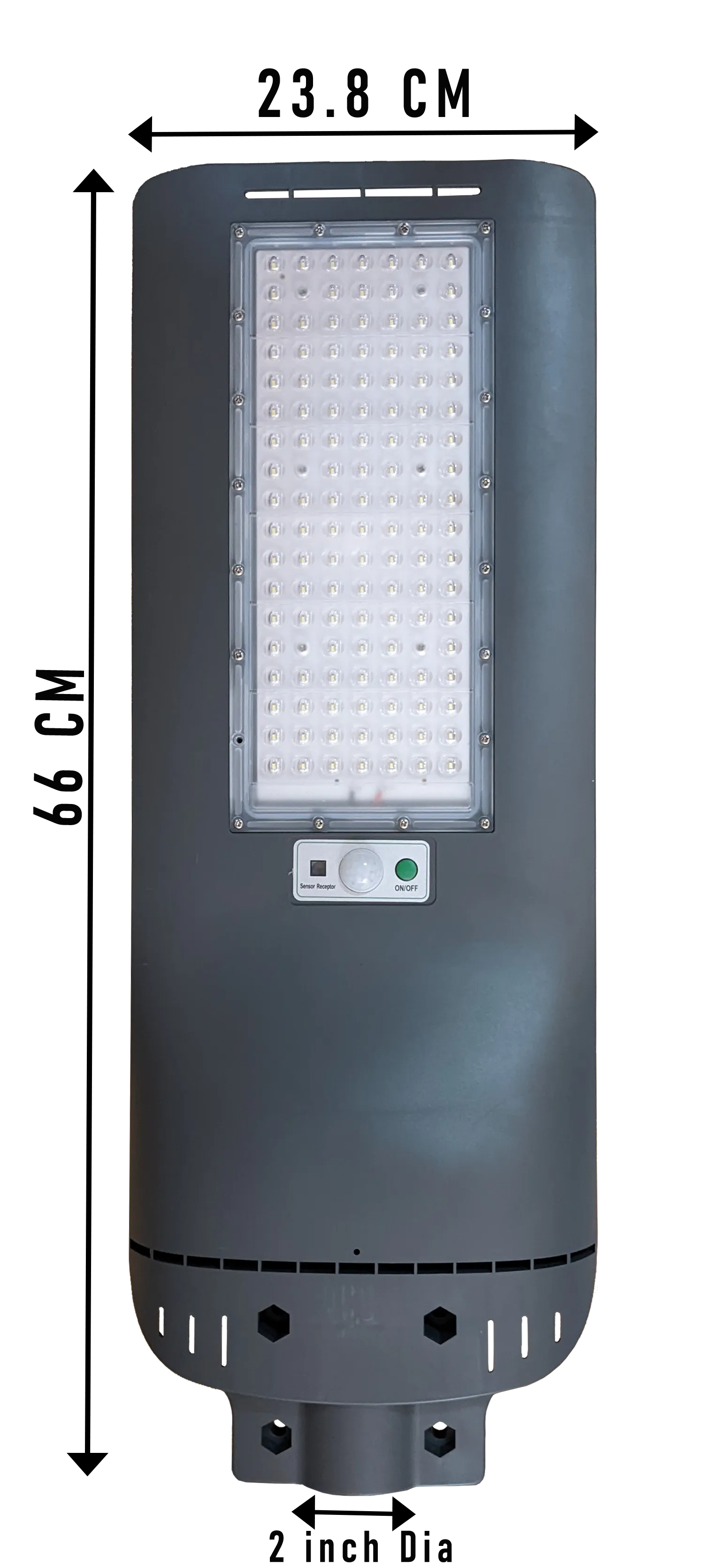 Solar Street Light 80 Watt LED Chip Owl Series Motion Sensor - TTASLM80W