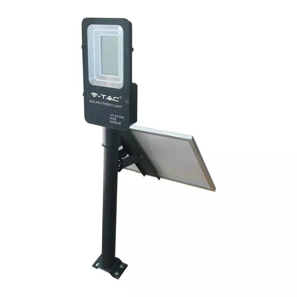 Solar Street Light V-Tac 50W Led Ip65 Vt-St200 4000K 4000Lm