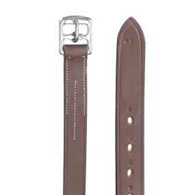 Solid English Leather Stirrup Leathers - Australian Nut